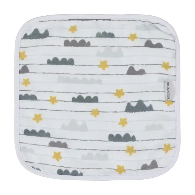 TOALHA DE BOCA 25 CM X 25 CM KIT COM 3 CIEL - CINZA/MULTICOR - Foto 5