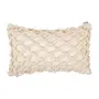 CAPA PARA ALMOFADA 30 CM X 50 CM TARRAFO - NATURAL/NATURAL - Foto 1