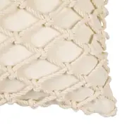 CAPA PARA ALMOFADA 30 CM X 50 CM TARRAFO - NATURAL/NATURAL - Foto 2