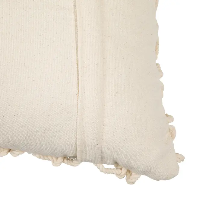CAPA PARA ALMOFADA 30 CM X 50 CM TARRAFO - NATURAL/NATURAL - Foto 4