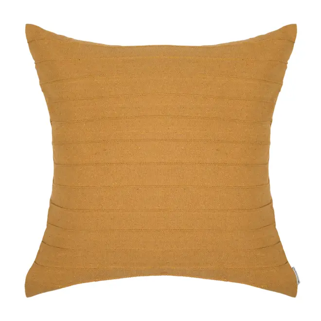 CAPA PARA ALMOFADA 45 CM X 45 CM KABIRA LEV - CANELA DO CEILÃO/CANELA DO CEILÃO - Foto 1