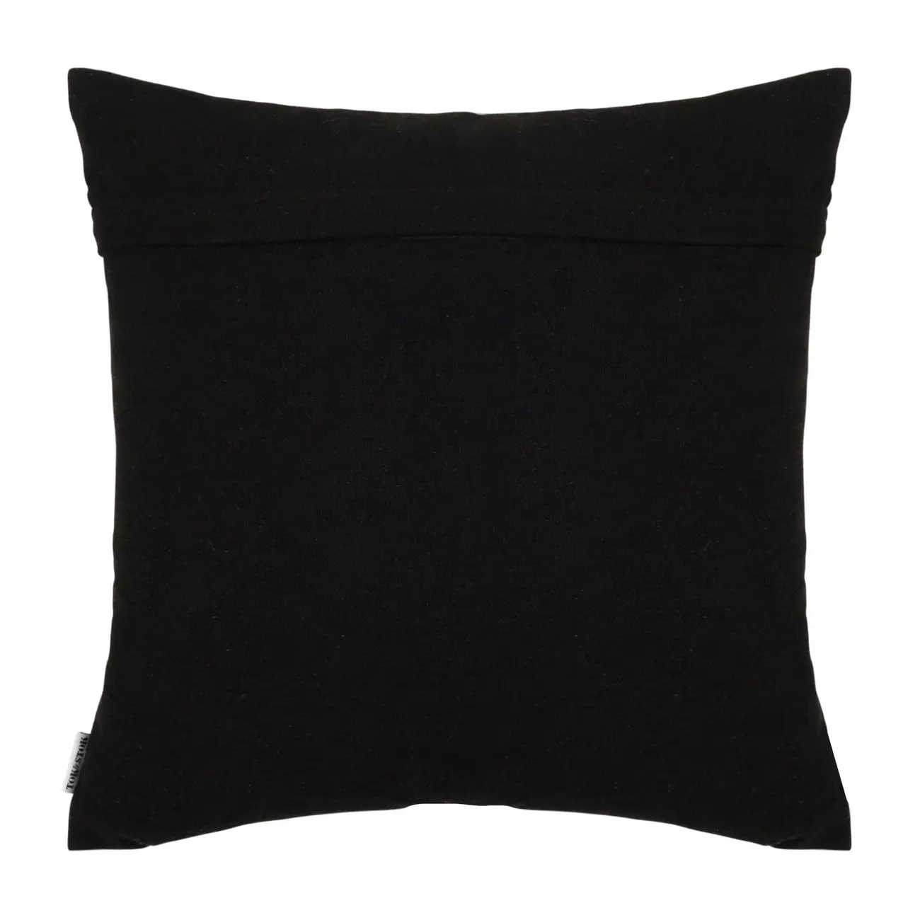 CAPA PARA ALMOFADA 45 CM X 45 CM KABIRA LEV - PRETO/PRETO - Foto 3