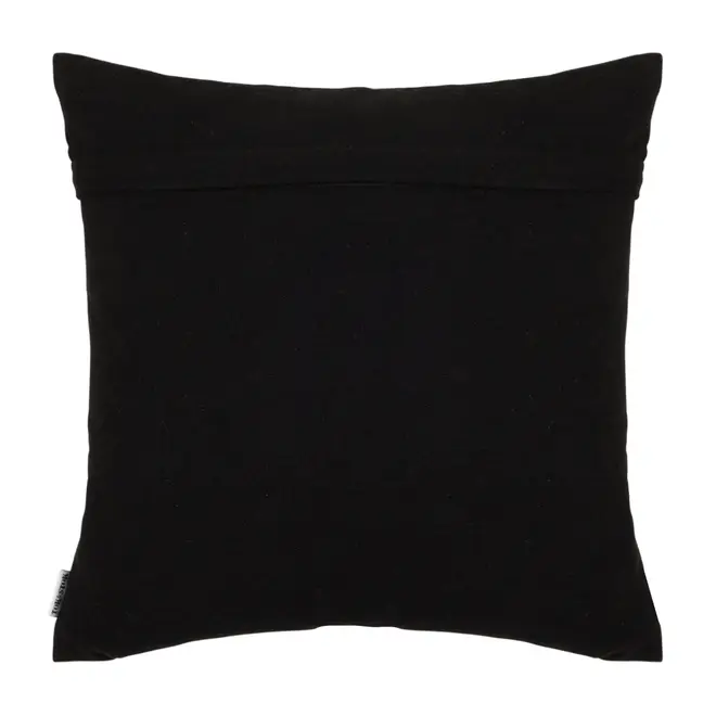 CAPA PARA ALMOFADA 45 CM X 45 CM KABIRA LEV - PRETO/PRETO - Foto 3