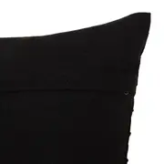 CAPA PARA ALMOFADA 45 CM X 45 CM KABIRA LEV - PRETO/PRETO - Foto 4