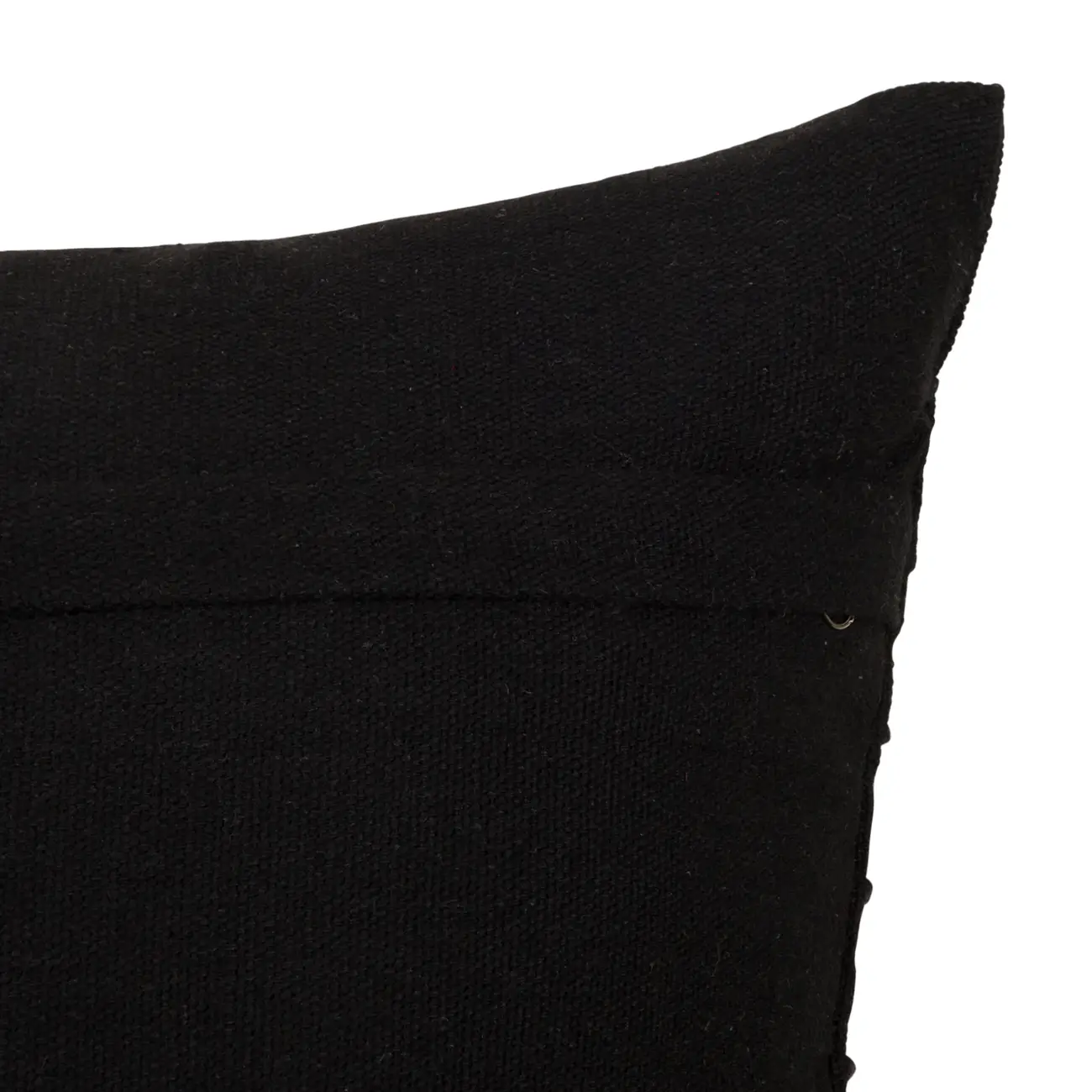 CAPA PARA ALMOFADA 45 CM X 45 CM KABIRA LEV - PRETO/PRETO - Foto 4