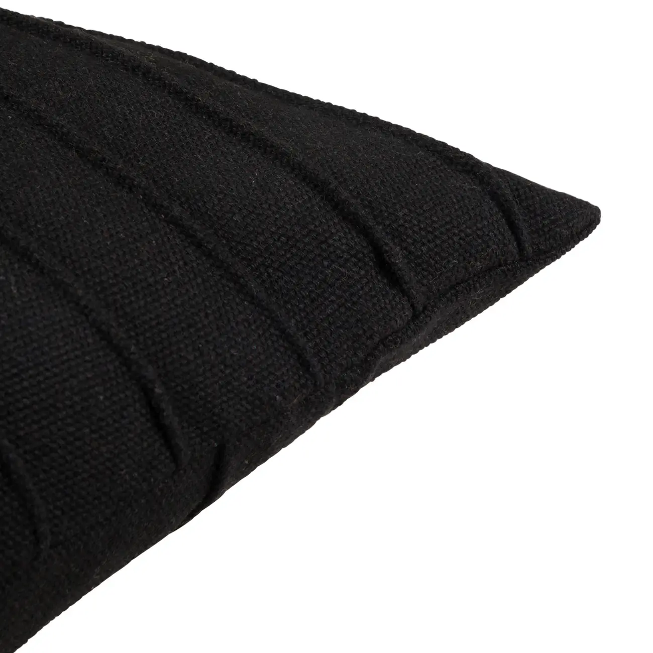 CAPA PARA ALMOFADA 45 CM X 45 CM KABIRA LEV - PRETO/PRETO - Foto 5