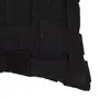 CAPA PARA ALMOFADA 30 CM X 50 CM KABIRA TRESS - PRETO/PRETO - Foto 2