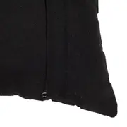 CAPA PARA ALMOFADA 30 CM X 50 CM KABIRA TRESS - PRETO/PRETO - Foto 4