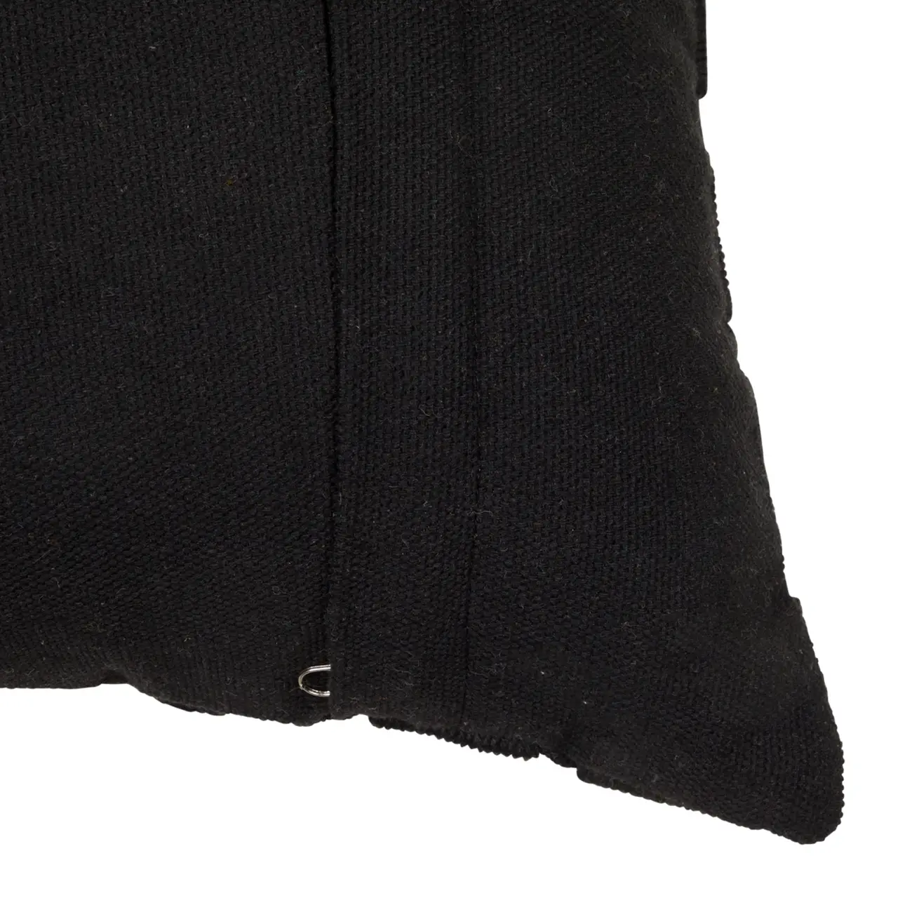 CAPA PARA ALMOFADA 30 CM X 50 CM KABIRA TRESS - PRETO/PRETO - Foto 4