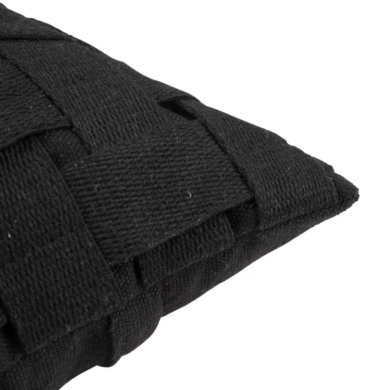 CAPA PARA ALMOFADA 30 CM X 50 CM KABIRA TRESS - PRETO/PRETO - Foto 5