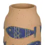 VASO DECORATIVO 29 CM PURANGY - ARGILA CRUA/AZUL HISTÓRICO - Foto 2