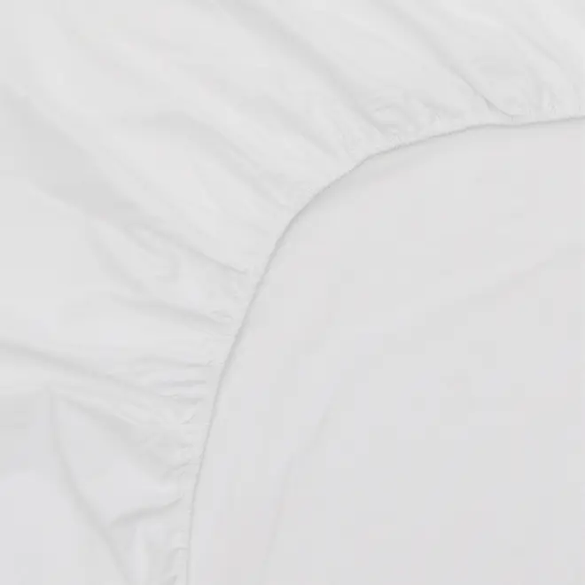 LENÇOL COM ELÁSTICO CASAL 1,40 M X 1,90 M X 30 CM VON CONCEPT - BRANCO - Foto 2