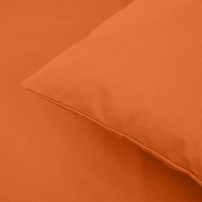 LENÇOL COM ELÁSTICO CASAL 1,40 M X 1,90 M X 30 CM VON CONCEPT - TERRACOTA - Foto 3