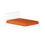 LENÇOL COM ELÁSTICO CASAL 1,40 M X 1,90 M X 30 CM VON CONCEPT - TERRACOTA - Foto 4