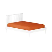 LENÇOL COM ELÁSTICO CASAL 1,40 M X 1,90 M X 30 CM VON CONCEPT - TERRACOTA - Foto 4