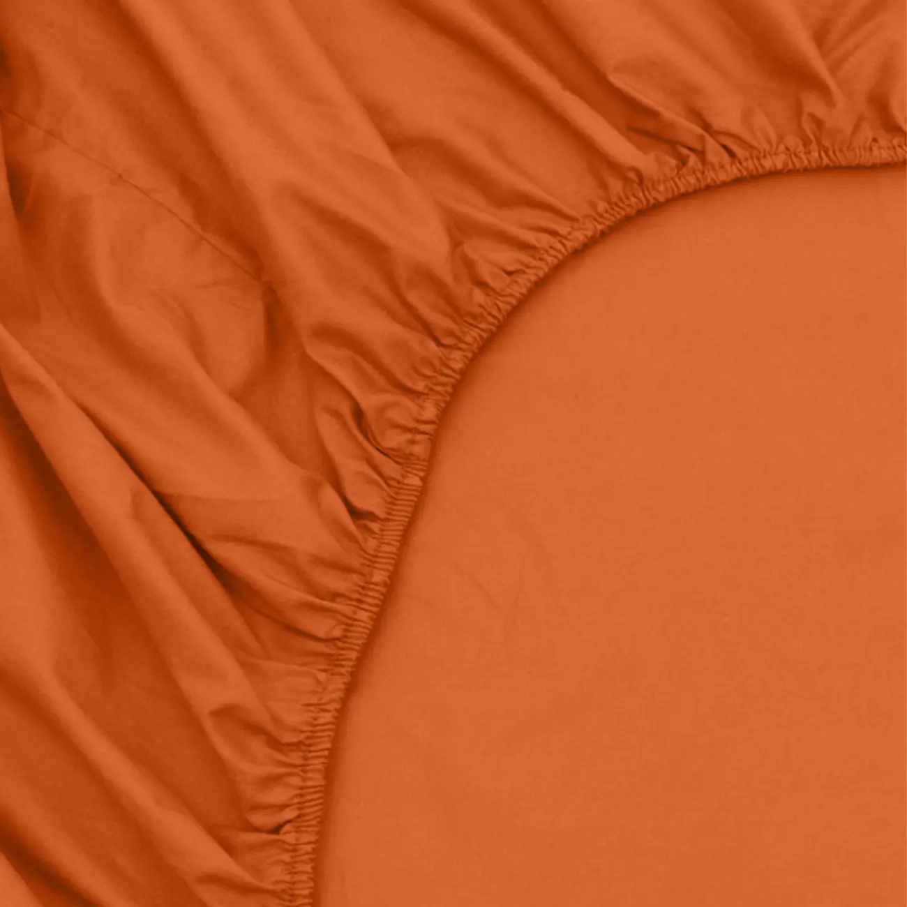 LENÇOL COM ELÁSTICO SOLTEIRO 90 CM X1,90 M X 30 CM VON CONCEPT - TERRACOTA - Foto 2