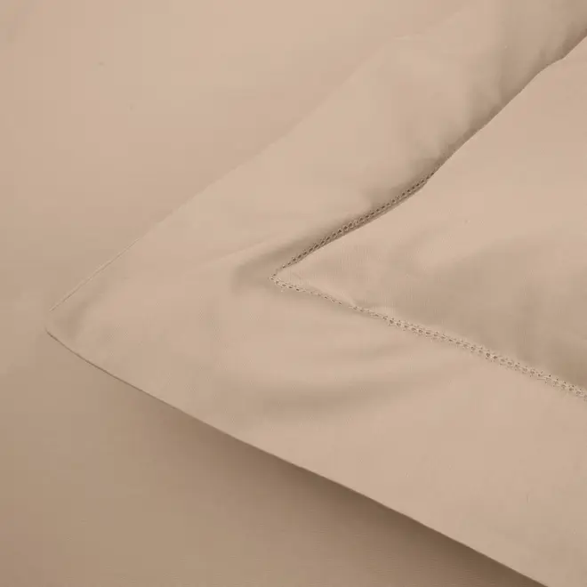 LENÇOL DE CASAL 2,20 M X 2,40 M AFÁVEL - CAMELO - Foto 3