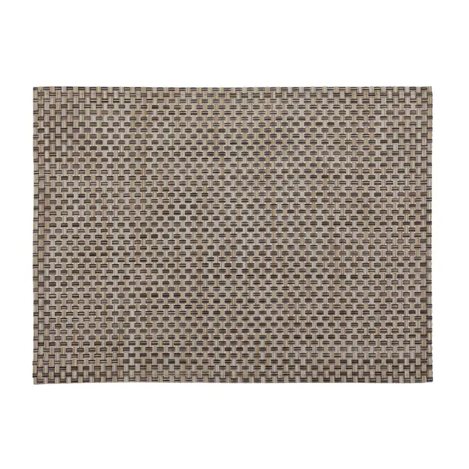 LUGAR AMERICANO PLÁSTICO 48 CM X 35 CM SAVORY - BEGE/CINZA - Foto 1