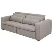 SOFÁ RETRÁTIL E RECLINÁVEL 3 LUGARES FLIX - CINZA CLARO - Foto 3