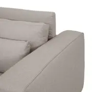 SOFÁ RETRÁTIL E RECLINÁVEL 3 LUGARES FLIX - CINZA CLARO - Foto 5