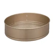 FÔRMA FUNDO REMOVÍVEL 2 EM 1 24 CM LINZER - AREIA METALIZADA - Foto 1