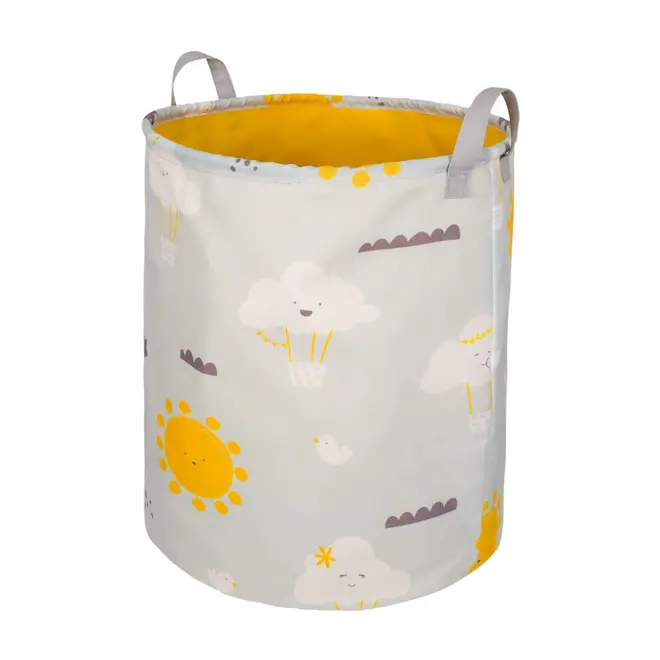 CESTO ORGANIZADOR 45 CM X 37 CM X 37 CM CIEL - CINZA/LIMONITA - Foto 2