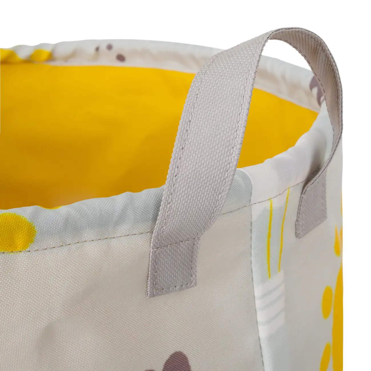 CESTO ORGANIZADOR 45 CM X 37 CM X 37 CM CIEL - CINZA/LIMONITA - Foto 5
