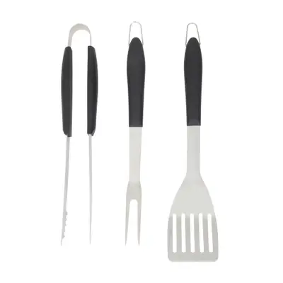 KIT UTENSÍLIOS PARA CHURRASCO 3 PEÇAS O CHURRASQUEIRO