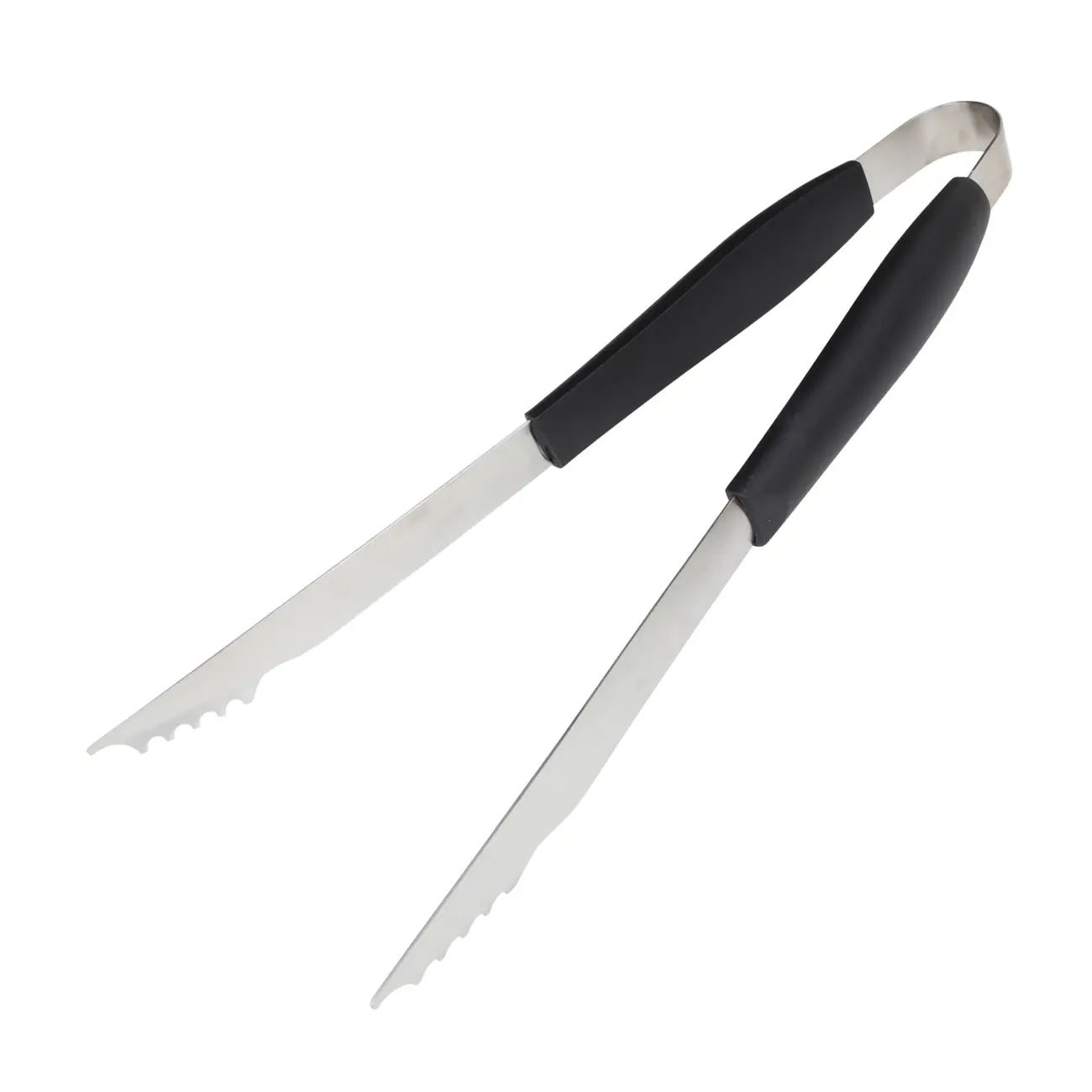 KIT UTENSÍLIOS PARA CHURRASCO 3 PEÇAS O CHURRASQUEIRO - INOX/PRETO - Foto 2