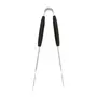 KIT UTENSÍLIOS PARA CHURRASCO 3 PEÇAS O CHURRASQUEIRO - INOX/PRETO - Foto 3