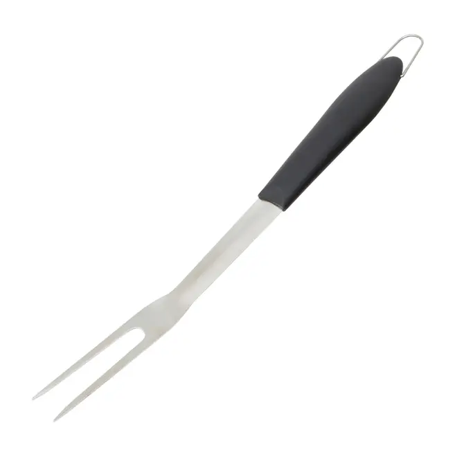 KIT UTENSÍLIOS PARA CHURRASCO 3 PEÇAS O CHURRASQUEIRO - INOX/PRETO - Foto 4