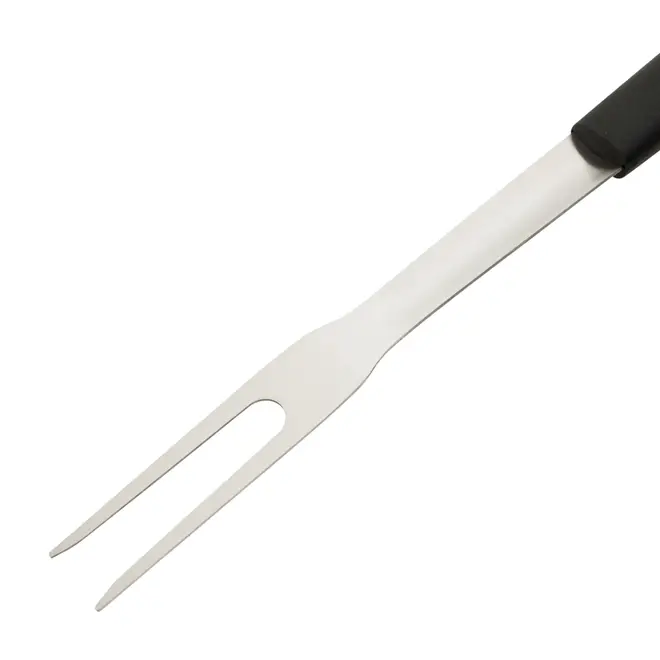 KIT UTENSÍLIOS PARA CHURRASCO 3 PEÇAS O CHURRASQUEIRO - INOX/PRETO - Foto 5