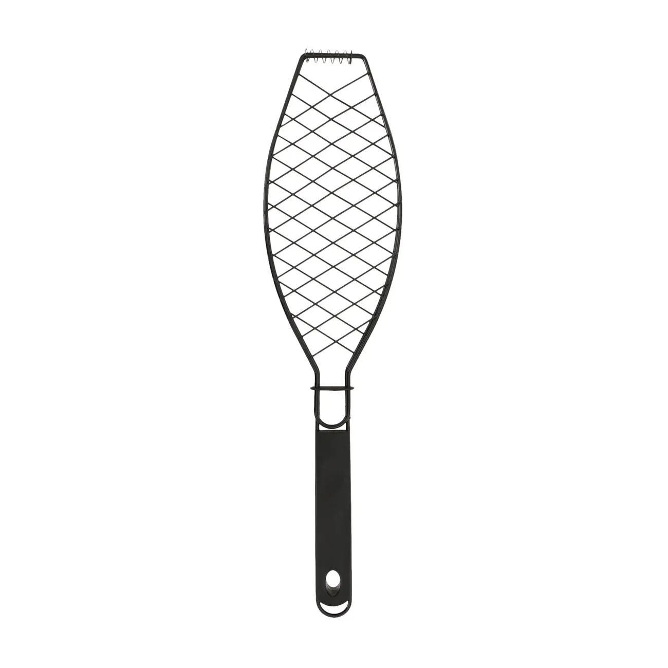 GRELHA PARA PEIXE 55 CM X 14 CM O CHURRASQUEIRO - PRETO - Foto 1