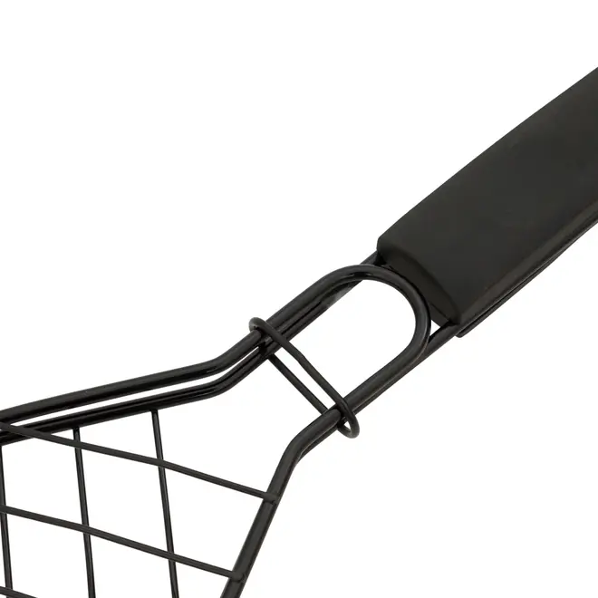 GRELHA PARA PEIXE 55 CM X 14 CM O CHURRASQUEIRO - PRETO - Foto 4