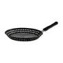 GRELHA REDONDA 30 CM O CHURRASQUEIRO - PRETO/INOX - Foto 2