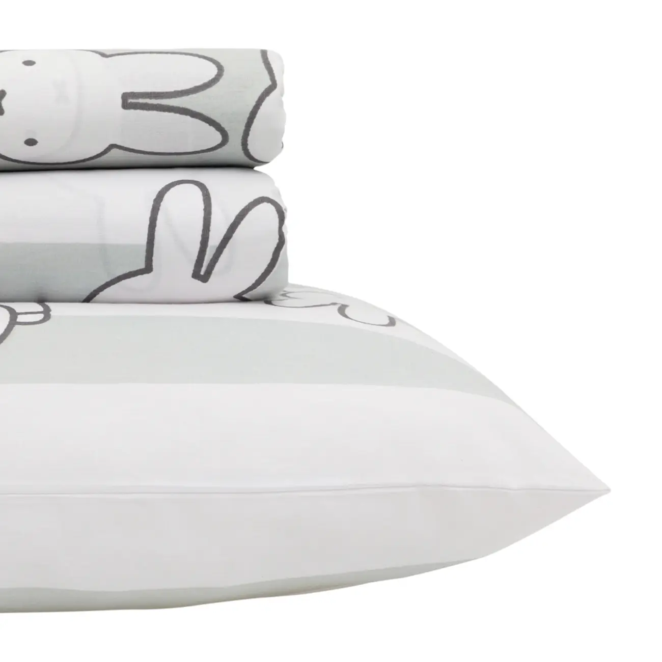 FRONHA 50 CM X 70 CM MIFFY LIST - FLANDRES/BRANCO - Foto 4