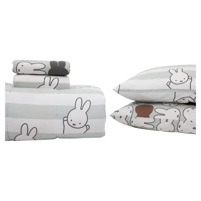 FRONHA 50 CM X 70 CM MIFFY LIST - FLANDRES/BRANCO - Foto 5