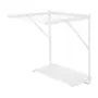 VARAL DE PAREDE COM PRATELEIRA 50 CM X 42 CM SECC HOLDER - BRANCO - Foto 1