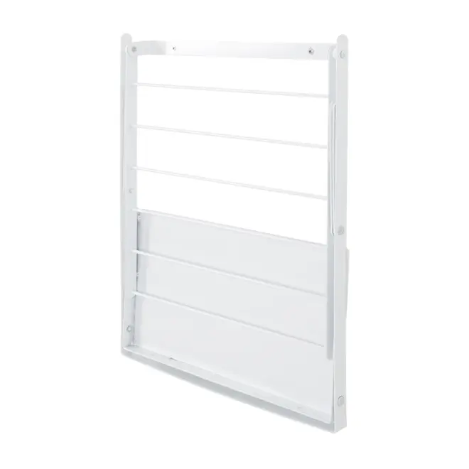 VARAL DE PAREDE COM PRATELEIRA 50 CM X 42 CM SECC HOLDER - BRANCO - Foto 2