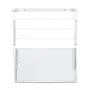 VARAL DE PAREDE COM PRATELEIRA 50 CM X 42 CM SECC HOLDER - BRANCO - Foto 3