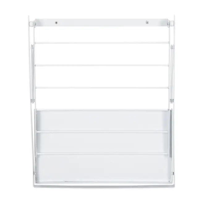 VARAL DE PAREDE COM PRATELEIRA 50 CM X 42 CM SECC HOLDER - BRANCO - Foto 3
