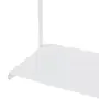 VARAL DE PAREDE COM PRATELEIRA 50 CM X 42 CM SECC HOLDER - BRANCO - Foto 4
