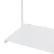 VARAL DE PAREDE COM PRATELEIRA 50 CM X 42 CM SECC HOLDER - BRANCO - Foto 4