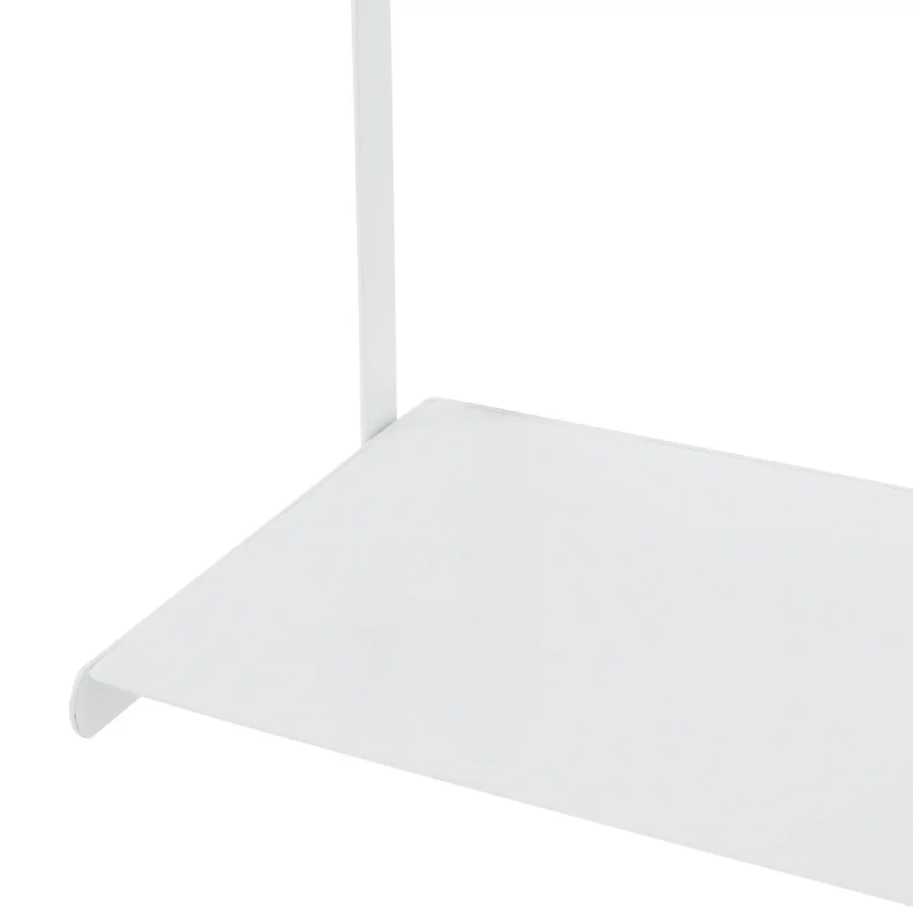 VARAL DE PAREDE COM PRATELEIRA 50 CM X 42 CM SECC HOLDER - BRANCO - Foto 4