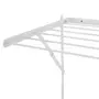VARAL DE PAREDE COM PRATELEIRA 50 CM X 42 CM SECC HOLDER - BRANCO - Foto 5
