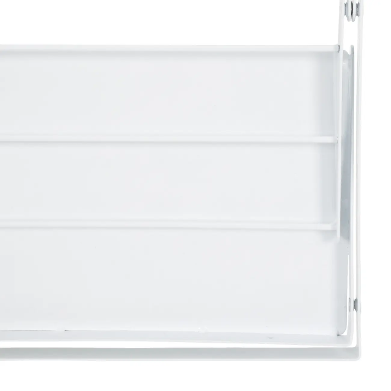 VARAL DE PAREDE COM PRATELEIRA 50 CM X 42 CM SECC HOLDER - BRANCO - Foto 6