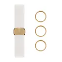 ARGOLA PARA GUARDANAPO CONJUNTO COM 4 PEÇAS UNION
