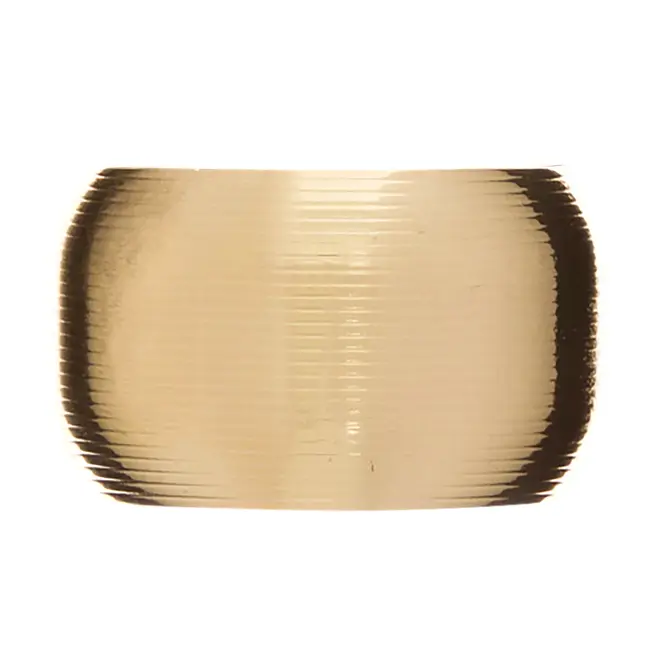 ARGOLA PARA GUARDANAPO CONJUNTO COM 4 PEÇAS UNION - DOURADO - Foto 2