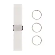 ARGOLA PARA GUARDANAPO CONJUNTO COM 4 PEÇAS UNION - PRATA - Foto 1