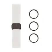 ARGOLA PARA GUARDANAPO CONJUNTO COM 4 PEÇAS UNION - ONIX - Foto 1